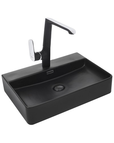 Раковина WeltWasser Elbach 2173 MB 60 10000004504 Черная матовая