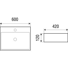 Раковина WeltWasser Elbach 2173 MBL 60 10000004506 Голубой матовый
