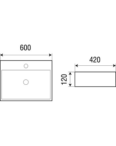 Раковина WeltWasser Elbach 2173 MBL 60 10000004506 Голубой матовый