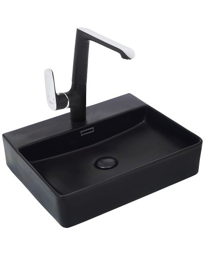 Раковина WeltWasser Elbach 21733 MB 50 10000004505 Черная матовая