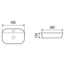 Раковина WeltWasser Elbach 2202 K509 50 10000004548 Мрамор