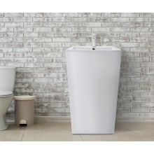 Раковина WeltWasser Leerbach 4438 GL-WT 46 10000005488 Белый глянец