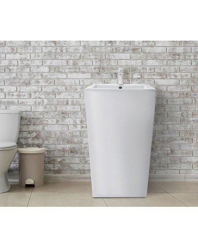 Раковина WeltWasser Leerbach 4438 GL-WT 46 10000005488 Белый глянец