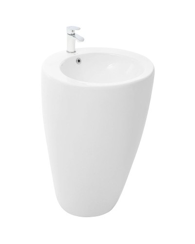 Раковина WeltWasser Leerbach 3838 GL-WT 38 10000005489 Белый глянец