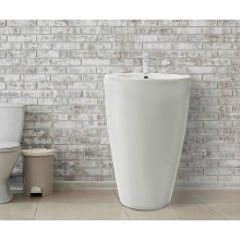 Раковина WeltWasser Leerbach 3838 GL-WT 38 10000005489 Белый глянец