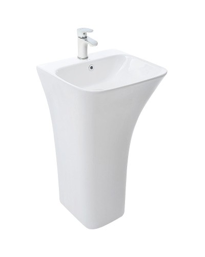 Раковина WeltWasser Leerbach 4543 GL-WT 45 10000005492 Белый глянец