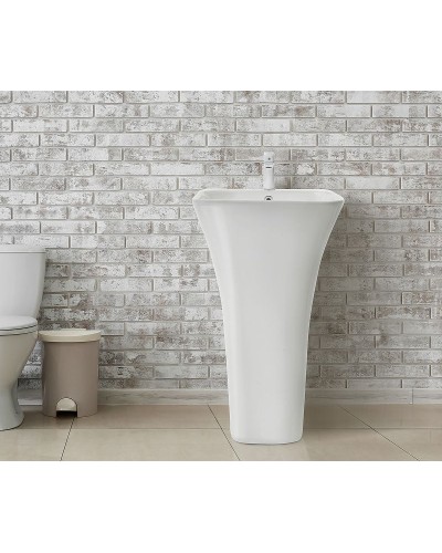 Раковина WeltWasser Leerbach 4543 GL-WT 45 10000005492 Белый глянец