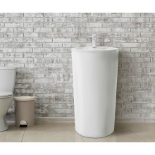 Раковина WeltWasser Leerbach 4646 GL-WT 46 10000005491 Белый глянец