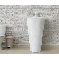 Раковина WeltWasser Leerbach 4242 GL-WT 42 10000005493 Белый глянец