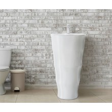 Раковина WeltWasser Leerbach 4242 GL-WT 42 10000005493 Белый глянец