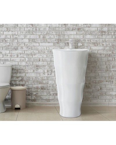 Раковина WeltWasser Leerbach 4242 GL-WT 42 10000005493 Белый глянец