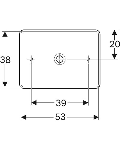 Раковина-чаша Geberit VariForm 55 500.779.01.2 Белая