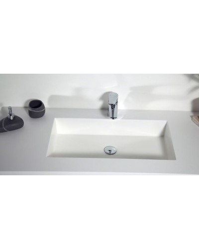 Раковина Montebianco Castello Due 63 12124 Белая матовая