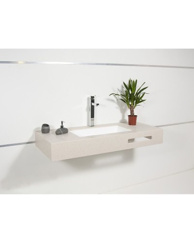 Раковина Montebianco Castello Due 63 12124 Белая матовая