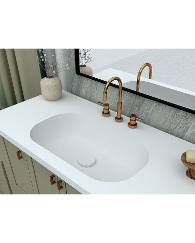 Раковина Montebianco Loreto Sesto 57 13217 Белая матовая