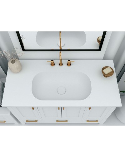 Раковина Montebianco Loreto Sesto 57 13217 Белая матовая