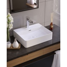 Раковина Koller Pool Kvadro 50 KR-0500M-WB Белая