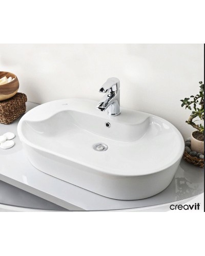 Раковина Creavit Topic 70 TP172-00CB00E-0000 Белая