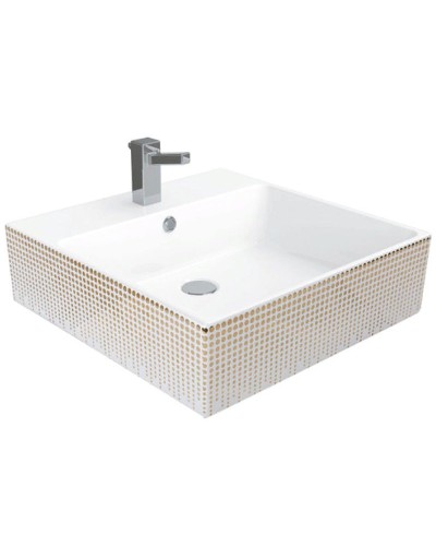 Раковина Creavit Next 50 NX256-00CB00E-NA00 Белая Золото