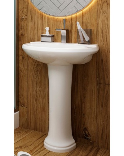 Раковина Sanita Виктория 60 VIC55SAWB01 Белая