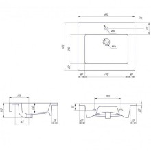 Раковина Grossman Kirovit Оскар 65 У18296 Белая