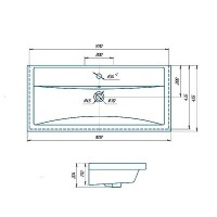 Раковина Grossman Kirovit Фостер 100 30513 Белая