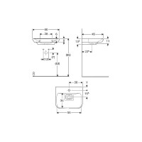Раковина Geberit myDay 60 125460600 Белая