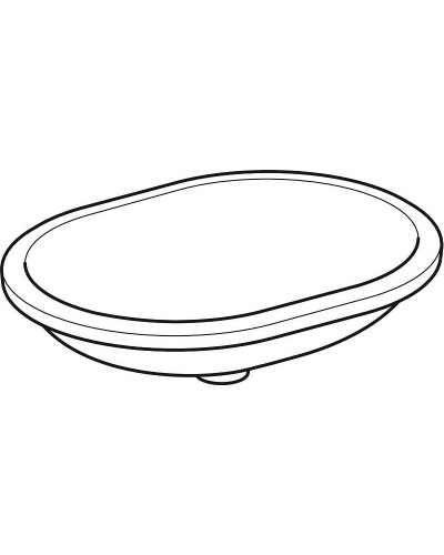 Раковина Geberit VariForm 62 500.758.01.2 Белая