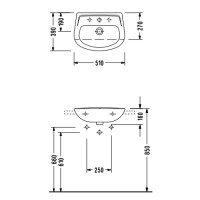 Раковина Serel Friendly 51 6734 Белая