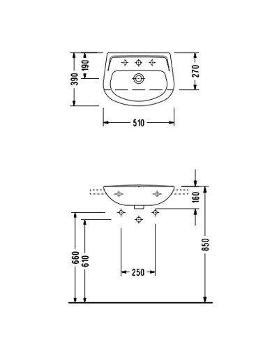 Раковина Serel Friendly 51 6734 Белая