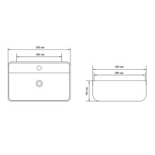 Раковина Aquanet Soul-2-MB 50 273670 Черная матовая