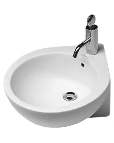 Раковина Hatria You and Me 46 L Y0H601 угловая Белая