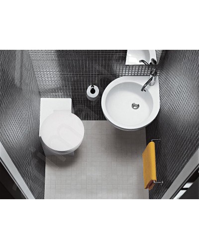 Раковина Hatria You and Me 46 L Y0H601 угловая Белая