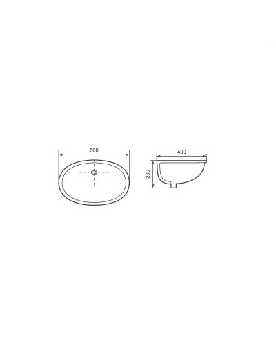 Раковина Aquatek 56 AQ8091-00 Белая