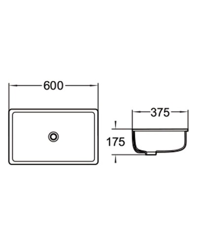 Раковина SantiLine 60 SL-3006 Белая