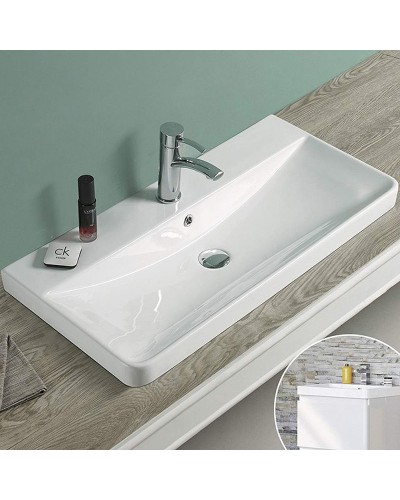 Раковина Velvex Jill 9595(80) Белая