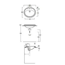 Раковина Simas Arcade 61 AR859bix3 Белая