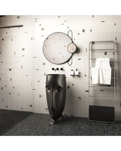 Раковина Kerasan Artwork Moloco 45 474031 Черная матовая