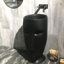 Раковина Kerasan Artwork Moloco 45 474031 Черная матовая