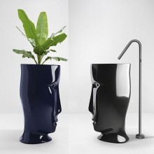 Раковина Kerasan Artwork Moloco 45 474031 Черная матовая