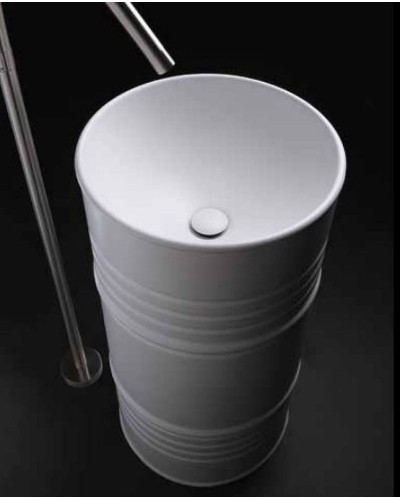 Раковина Kerasan Artwork Barrel 45 4742K01 Белая
