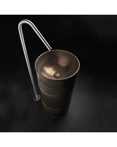 Раковина Kerasan Artwork Barrel 45 4742K83 Ржавчина