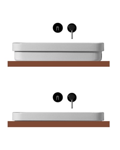 Раковина Kerasan Tribeca 60 514301 Белая