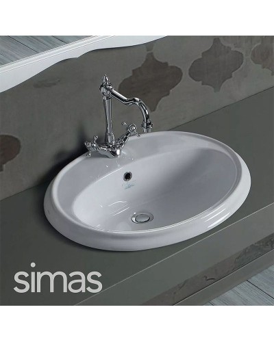 Раковина Simas Arcade 61 AR859bix1 Белая