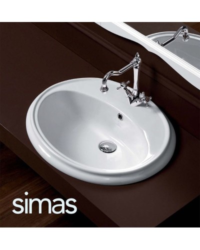 Раковина Simas Arcade 61 AR859bix1 Белая