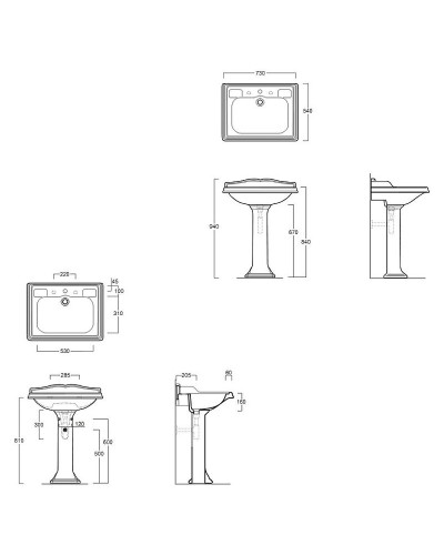 Раковина Simas Arcade 73 AR834bix1 Белая
