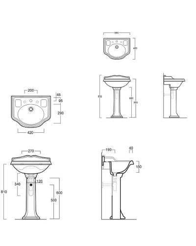Раковина Simas Arcade 59 AR814bix3 Белая