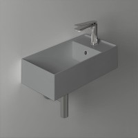 Раковина Simas Agile 50 R AG50 cemento mattx1 Серая матовая