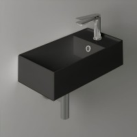 Раковина Simas Agile 50 R AG50 nero mattx1 Черная матовая