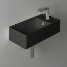 Раковина Simas Agile 50 R AG50 nero mattx1 Черная матовая